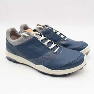ECCO Biom Hybrid 3 GTX Spikeless Golf Shoes Womens 38 (US 7) Blue Waterproof